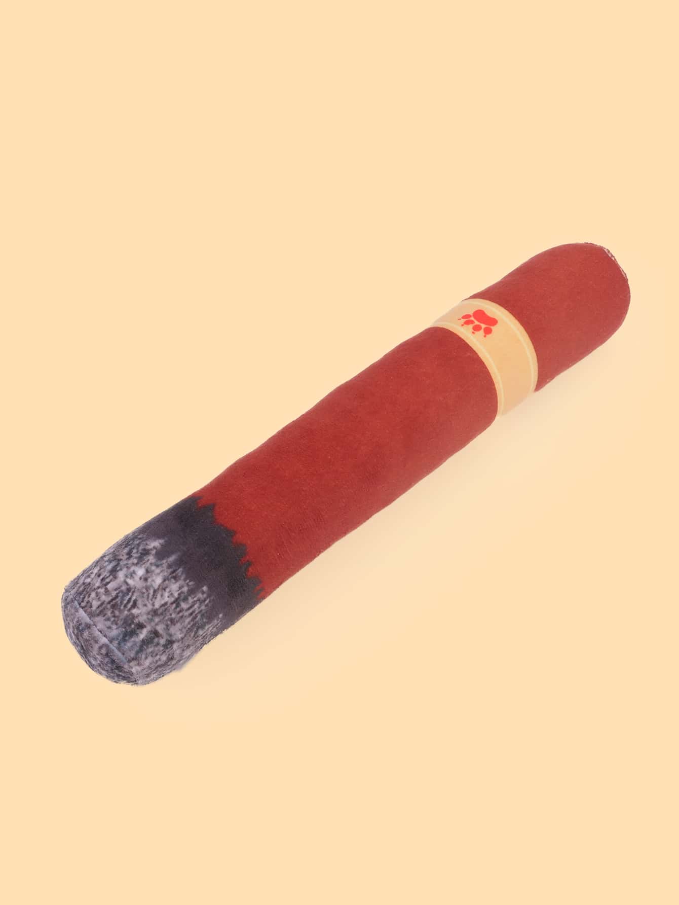 1pc Cigar Design Pet Chew Toy - Brown - View 1