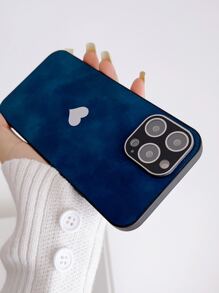 愛心圖案手機殼 - 寶藍色 - 查看 5