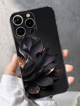 Flower Print Phone Case Compatible With iPhone 15/15Pro/15Plus/15Promax