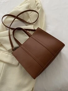 Túi đeo chéo Nữ Có thể điều chỉnh được Đôi tay cầm Thanh lịch - màu nâu - Xem 2