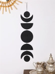 Colgante de pared con diseño de luna - Negro - Ver 1