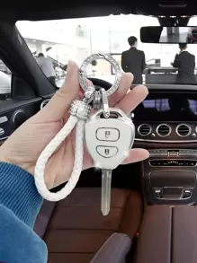 1 set bilnyckelfodral & nyckelring kompatibel med Toyota, nyckelbricka - Multifärgad - Visa 1