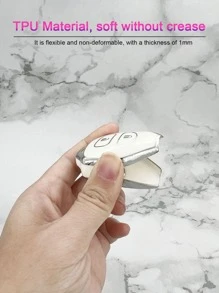 1 set bilnyckelfodral & nyckelring kompatibel med Toyota, nyckelbricka - Multifärgad - Visa 6