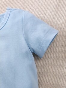 Baby Boy 3pcs Button Detail Tee - Multicolor - View 5