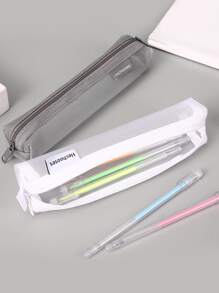 1入組隨機色網紗筆袋 - 彩色 - 查看 5