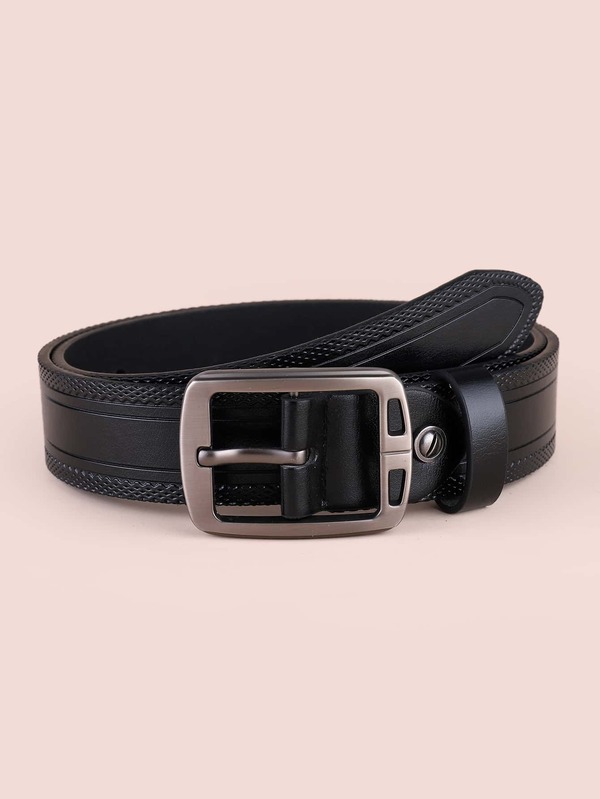 男士方扣腰帶日常使用禮物送朋友休閒