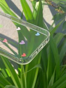Conjunto de 2 capas para celular com estampa de coração, versão internacional, não a versão nacional. - Multicolorido - Ver 5