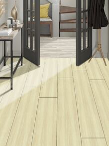 1卷木紋防水自黏式地板貼紙 - 米色 - 查看 6