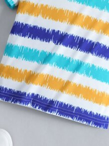 Toddler Boys Brush Print Tee - Multicolor - View 3