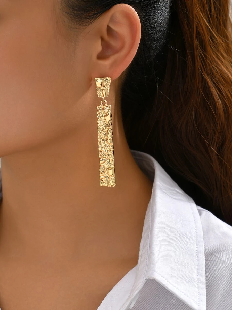 Rectangle Drop Earrings