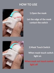 1 pieza astronauta en forma de Libro Luz - Blanco - Ver 6