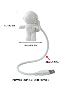 1 pieza astronauta en forma de Libro Luz - Blanco - Ver 7