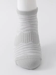 3雙女式粉色藍色和橙色運動襪