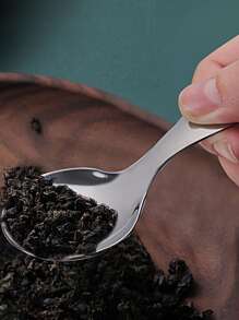 1pc Stainless Steel Tea Spoon - Silver - View 3