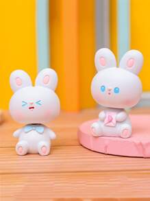 1 pieza Decoración con diseño de conejo al azar - Multicolor - Ver 1