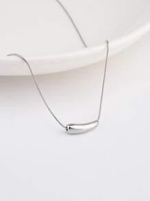 1pc Geometric Decor Necklace Copper Jewelry