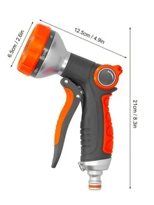 5pcs High Pressure Water Gun Set, Multifunction TPE Watering Spray Gun For Household - Multicolor - View 2