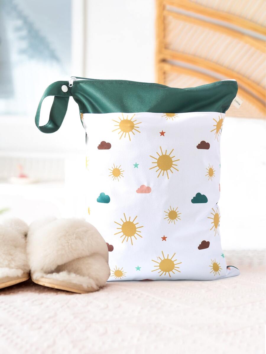 1入組太陽印花防水旅行收纳包