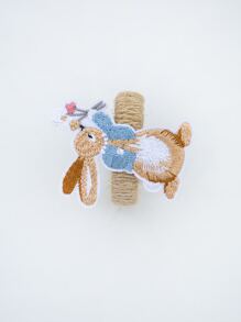 3 piezas Anillo de servilleta con diseño de conejo - Multicolor - Ver 4