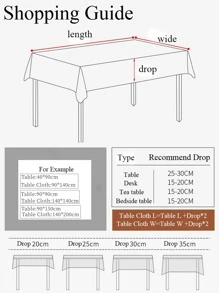 1 pieza Mantel con diseño de pompón - Blanco - Ver 5