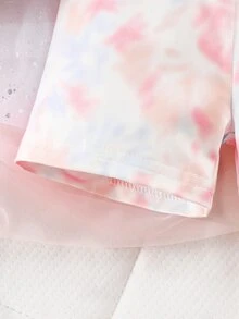 Baby Tie Dye Tee & Shorts - Multicolor - View 3