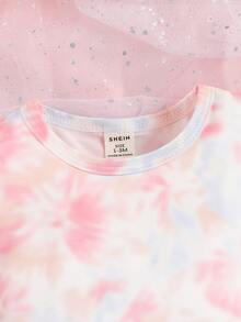 Baby Tie Dye Tee & Shorts - Multicolor - View 4