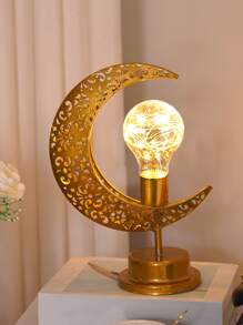 1 pieza Luz de la decoración con diseño de luna - Amarillo - Ver 6