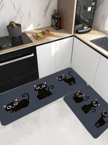 1 pieza Alfombra de cocina dormitorio - Multicolor - Ver 1