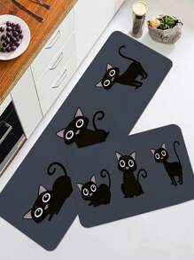 1 pieza Alfombra de cocina dormitorio - Multicolor - Ver 3