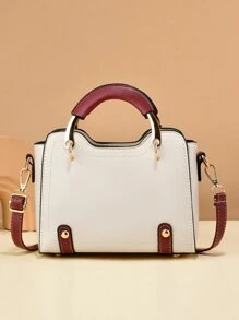 Studded Decor Square Bag, Mother's Day Gift For Mom