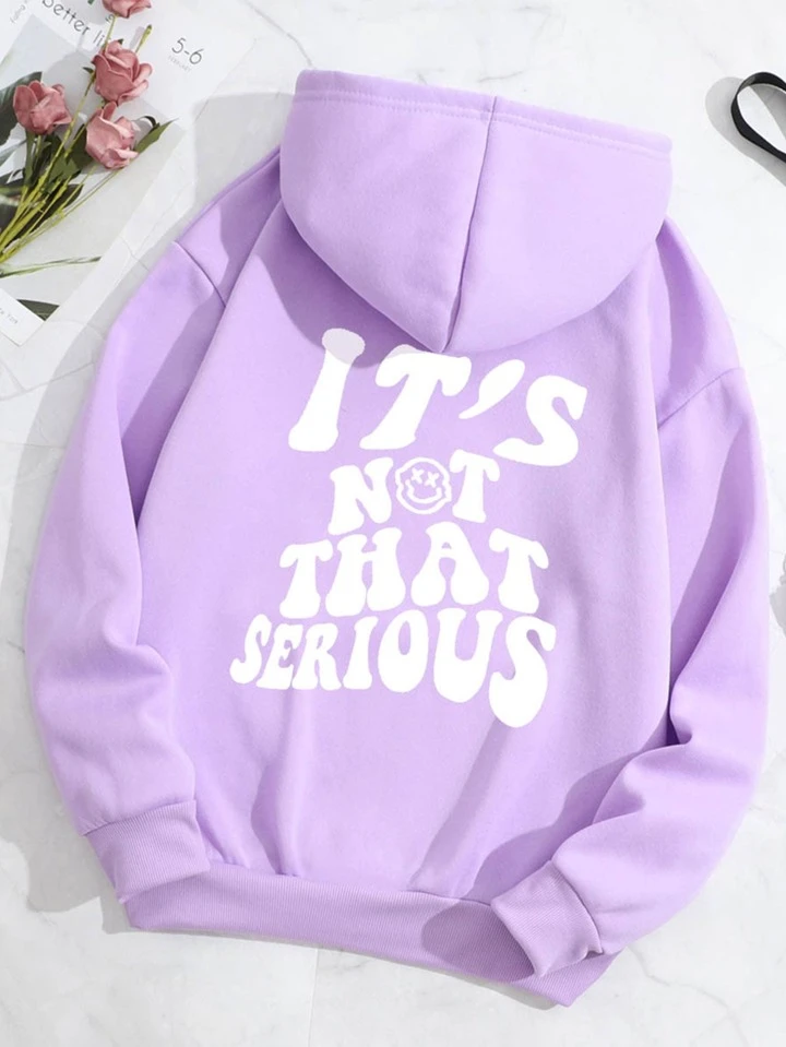 SHEIN LUNE Plus Cartoon u0026 Slogan Graphic Drawstring Thermal Lined Hoodie |  SHEIN USA