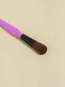 1pc Purple Soft Makeup Foundation Brush, Even Coverage, Long Lasting, Suitable For Daily Use Or Vacation - Purple - View 2