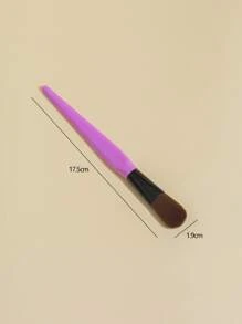 1pc Purple Soft Makeup Foundation Brush, Even Coverage, Long Lasting, Suitable For Daily Use Or Vacation - Purple - View 4