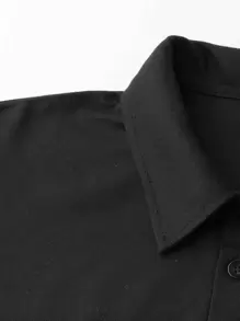 Manfinity Men Colour Block Letter Graphic Polo Shirt - Multicolor - View 3