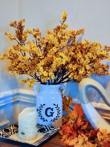 Flor de cerezo artificial, Gypsophila flor falsa, decoración de boda DIY, decoración del hogar, ramo, ramas de flores falsas, regalo para el Día de San Valentín