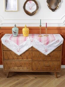 1 pieza Mantel con bordado floral - Multicolor - Ver 1