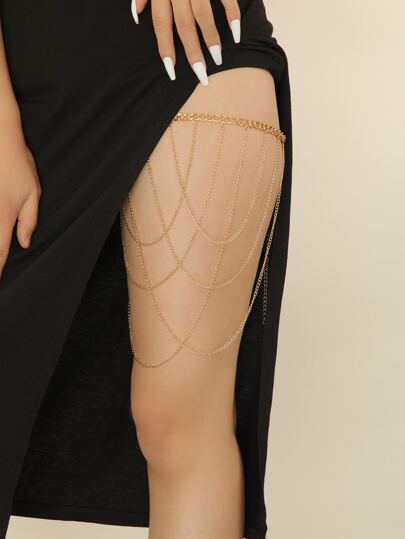 Minimalist Layered Thigh Chain