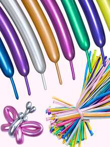 20入組金屬長條氣球