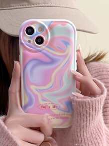 Funda para móvil con estampado de letra - Multicolor - Ver 2