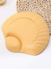 4pcs Shell Design Random Color Plate - Multicolor - View 4