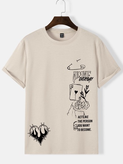 Guys Slogan Graphic Tee