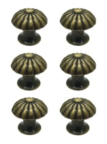 6pcs Vintage Drawer Knob - Bronze - View 1