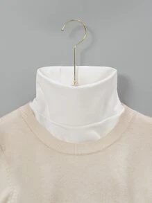 1pc Casual Versatile Detachable Collar Scarf, Fashionable And Adjustable For Women - White - View 2