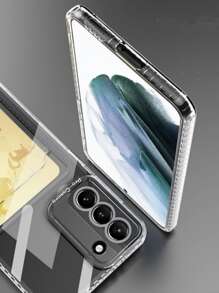 Ốp lưng điện thoại TPU trong suốt siêu mỏng chống rơi, thiết kế mắt thiên thần 6D, lỗ thoát âm và khe cắm thẻ, hình con ngươi mắt. - Trong sáng - Xem 6