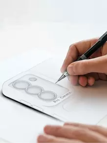 Ốp lưng điện thoại TPU trong suốt siêu mỏng chống rơi, thiết kế mắt thiên thần 6D, lỗ thoát âm và khe cắm thẻ, hình con ngươi mắt. - Trong sáng - Xem 8