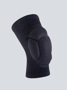 1pc Solid Knee Pad - Black - View 3