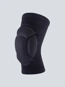 1pc Solid Knee Pad - Black - View 4