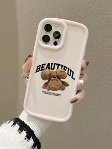 Bear Pattern Phone Case - Multicolor - View 1