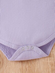 Bebé Body de tirantes fruncido & Shorts bajo a capas con banda cabeza - Multicolor - Ver 6