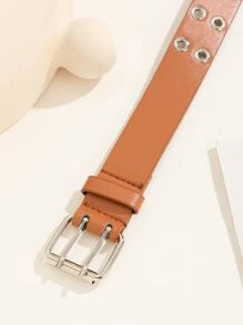 1 chiếc thắt lưng trang trí mắt trắng thời trang dành cho cả nam và nữ, thích hợp cho nhiều dịp khác nhau như tụ tập, tiệc tùng, đi chơi đêm, quà tặng ngày lễ - Lạc đà - Xem 4